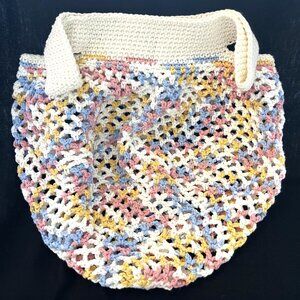 Handcrafted Farmers Market Grocery Tote Bag Purse NEW